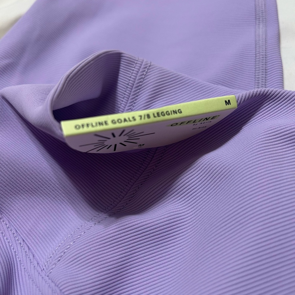 Aerie Offline Goals Lavender Leggings - Picture 4 of 5